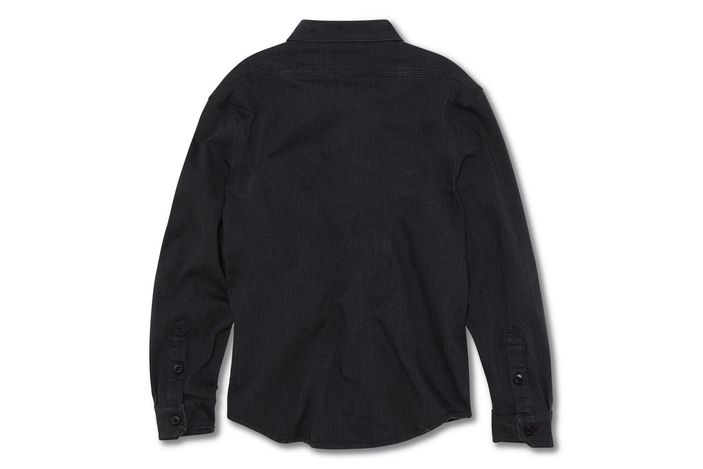 heavyweight CORDURA® DENIM shirt jacket with 4-way stretch