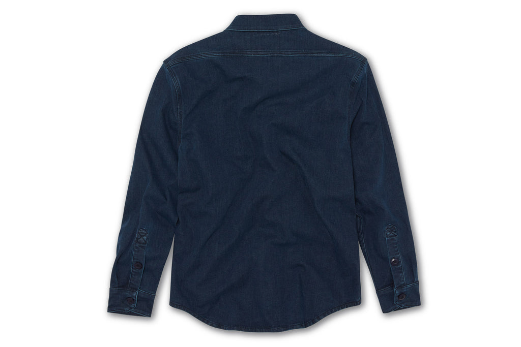 heavyweight CORDURA® DENIM shirt jacket with 4-way stretch