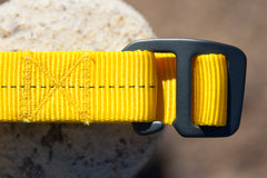 flat shot of the belt in yellow