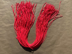 flat shot of our mask color cord in fluoro pink