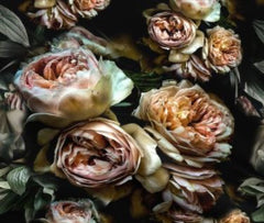 LONG floral cotton MASK