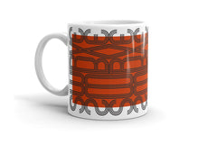 mug : MODERNE / brick red
